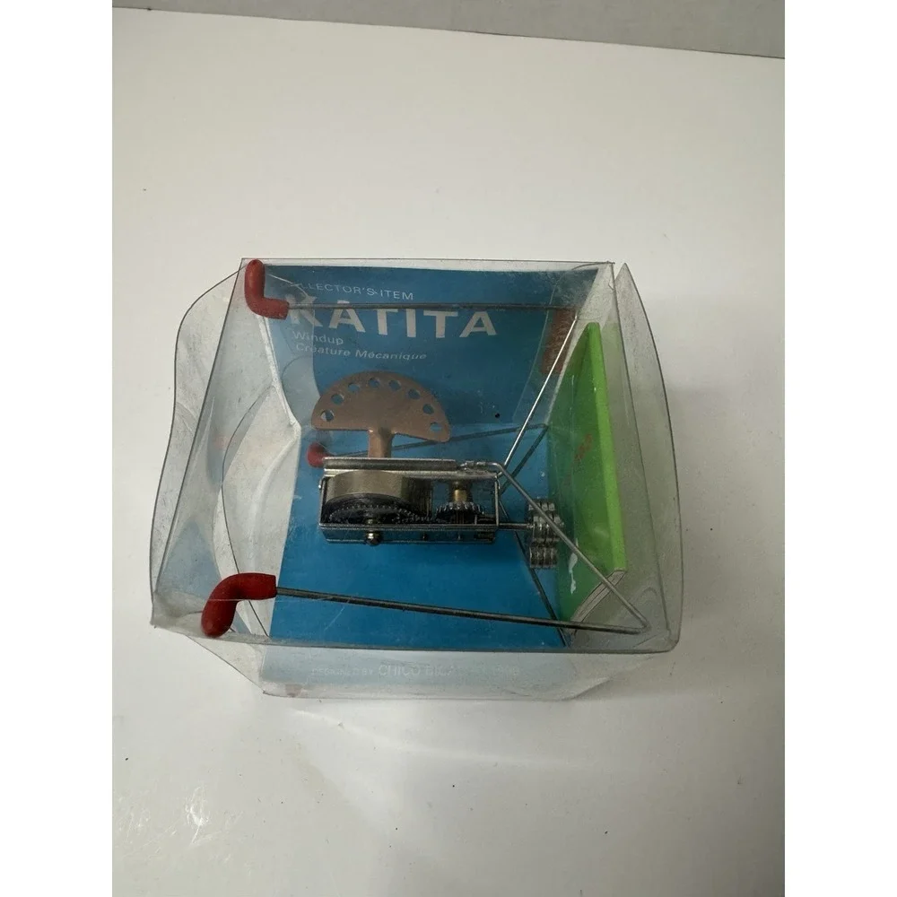 Kikkerland Katita Wind-Up toy, designed by Chico Bicalho in 1999.